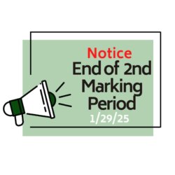 Last Day of 2nd  Marking Period