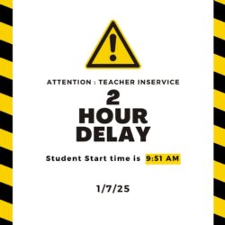 2-Hour School Delay for Students