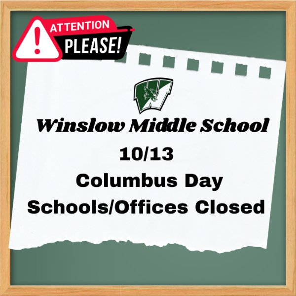 Columbus Day - Schools/Offices Closed