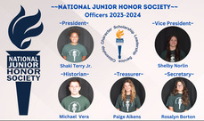 Cover photo of the National Junior Honor Society Officers album