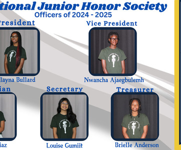 Cover photo of the National Junior Honor Society Officers album