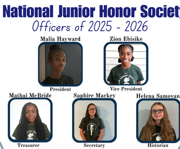 Cover photo of the National Junior Honor Society Officers album