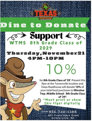 Dine and Donate at Texas Roadhouse