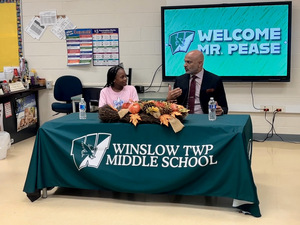 WTMS Journalism Students Interview Interim Superintendent, Mr. Mark Pease