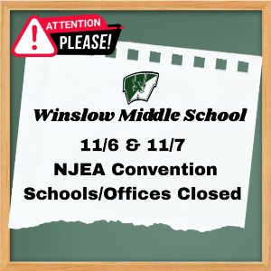 NJEA Convention-Schools/Offices Closed