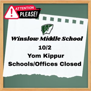 Yom Kippur - Schools/Offices Closed