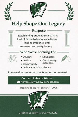 Winslow Township School District Hall of Fame Application 