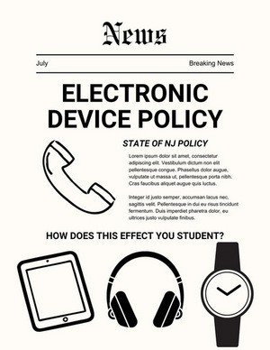 Important Update: Electronic Device Policy