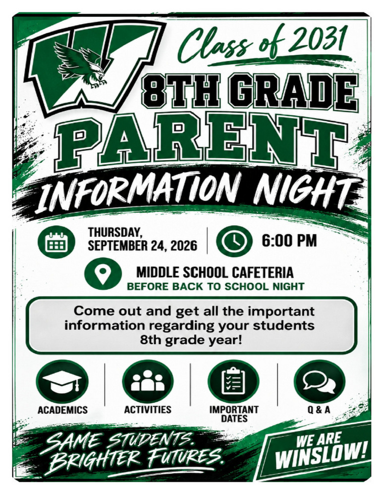 8th Grade Parent Info Meeting